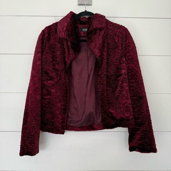 Peck & Peck Women’s 6 Faux Fur Y2K 2000s Jacket - Picture 1 of 6